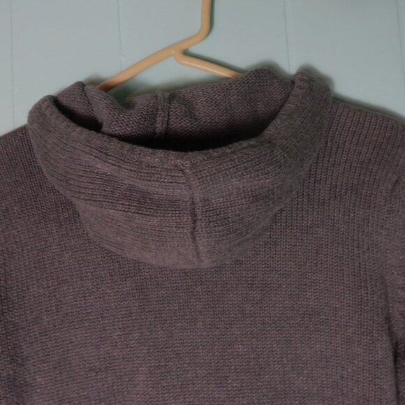 Ann Taylor LOFT Hooded Cardigan LS Sweater Zip Up Size XS - Picture 4 of 5
